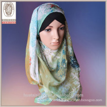 2015 pure silk Snowflake design muslim wholesale hijab